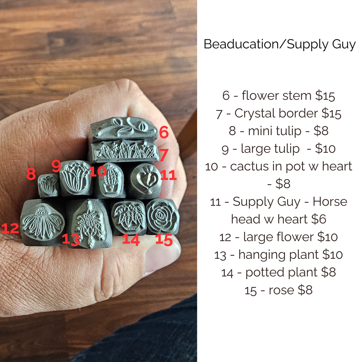 Design Stamp Destash - Font Fixation, Beaducation, Supply Guy