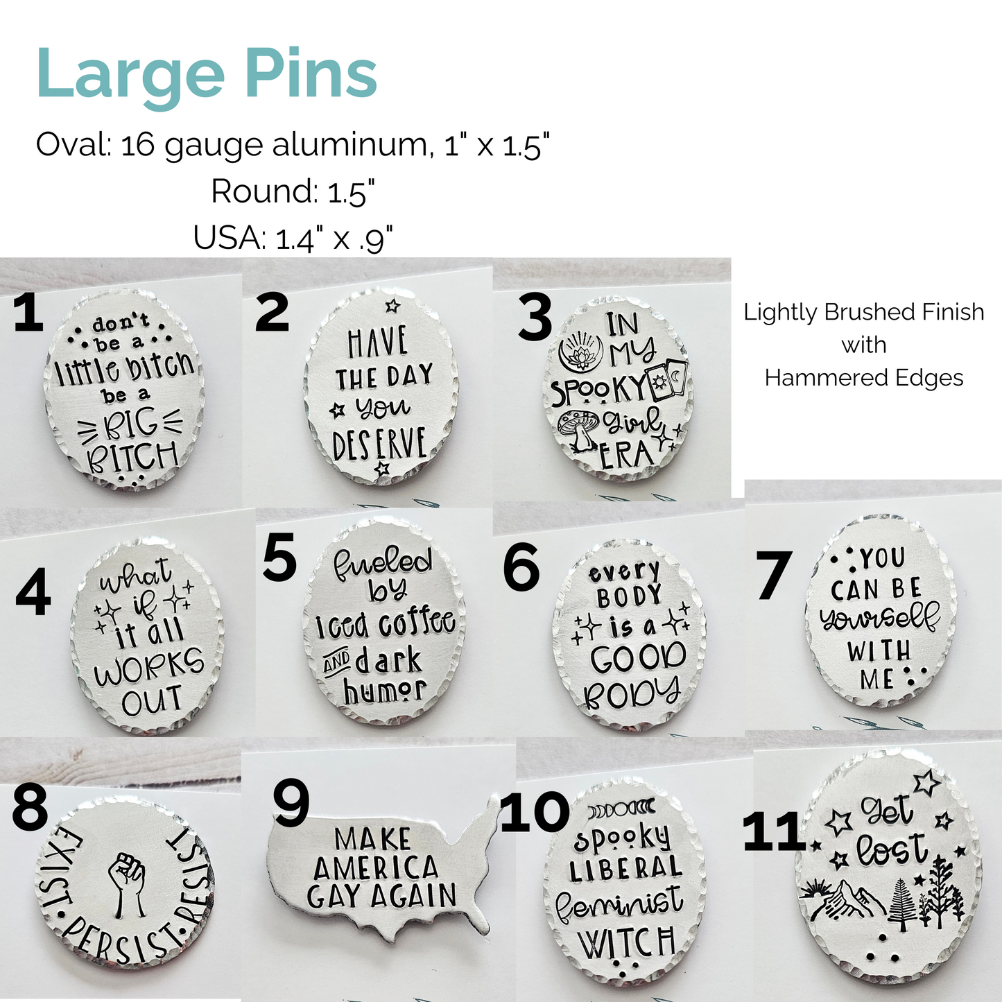 Large Pin Closeout