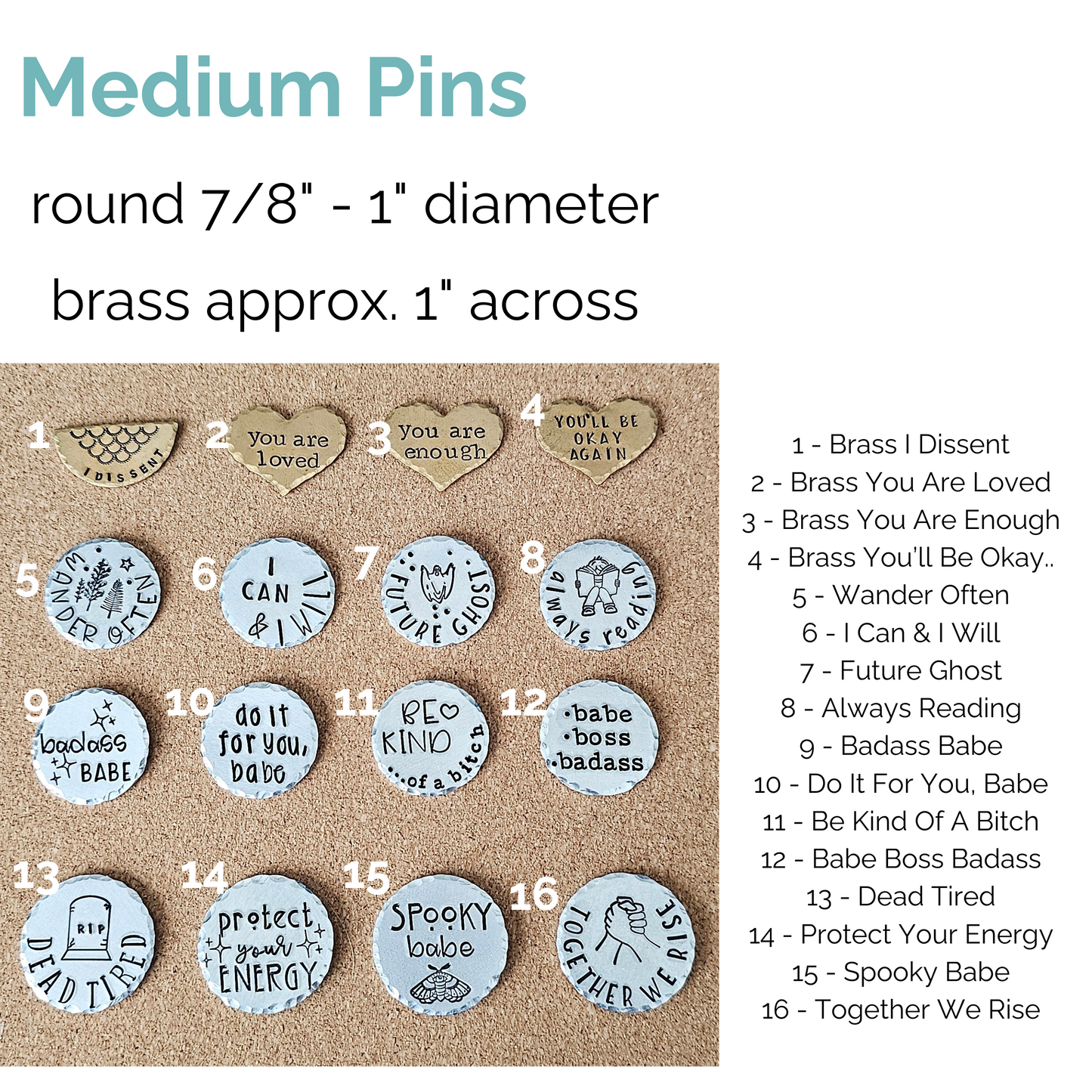 Medium Pin Closeout
