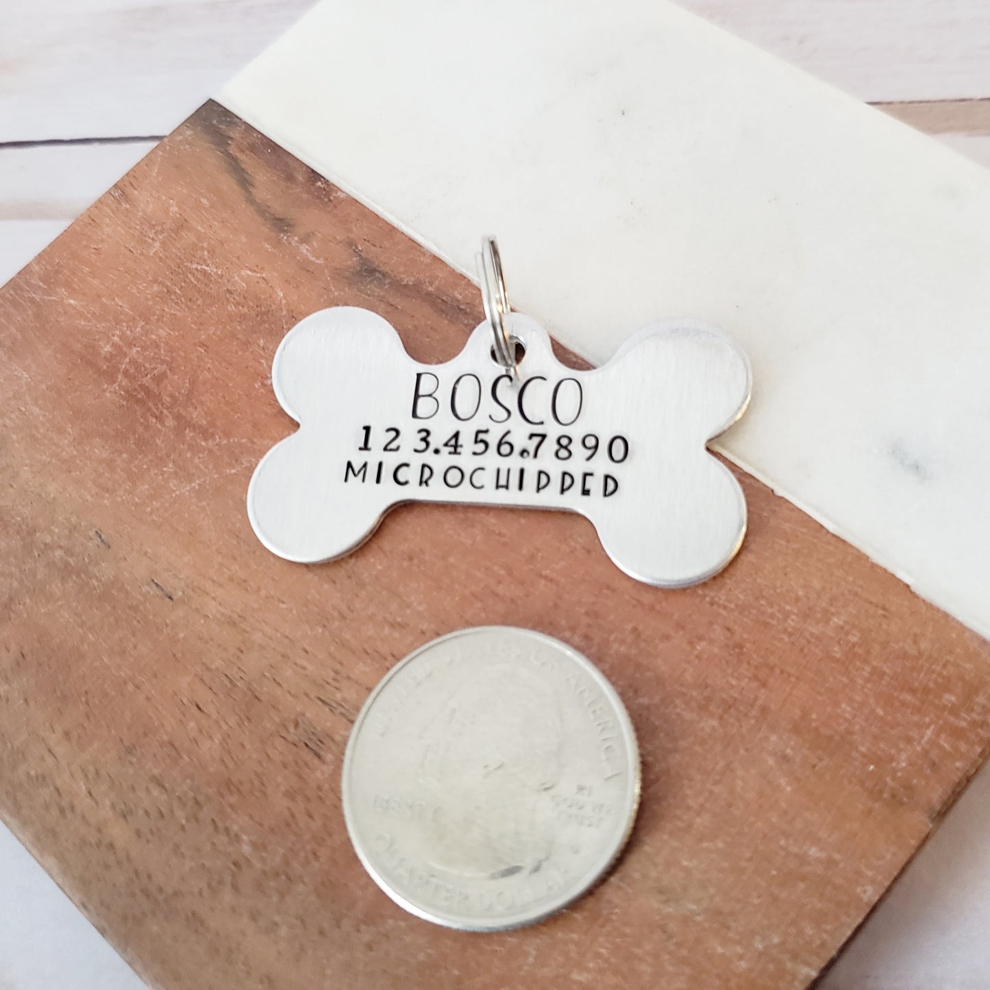 Dog Identification Tag - Microchipped