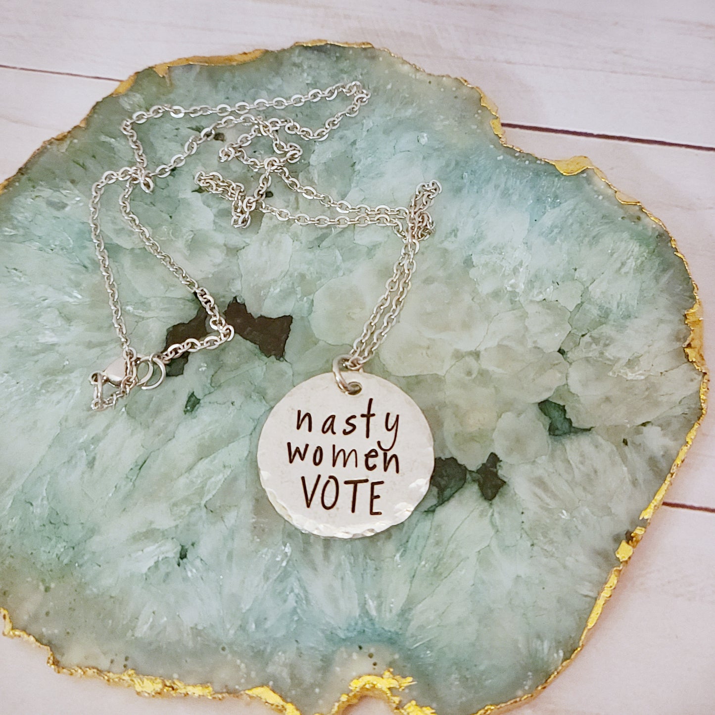 Nasty Women Vote Necklace