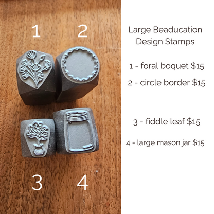 Design Stamp Destash - Font Fixation, Beaducation, Supply Guy