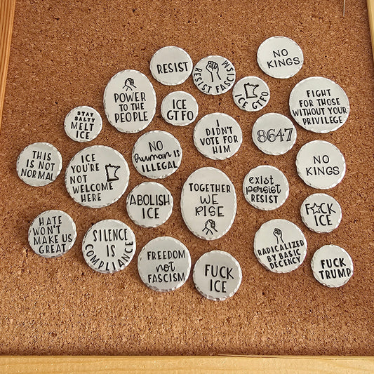 Any 5 Resist Pins for $30