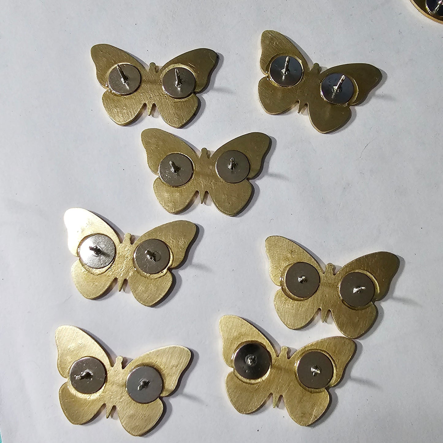 You Are Allowed to Evolve Butterfly Pin, Brass Butterfly Pin, Becoming Myself Gift