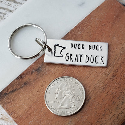 Duck Duck Gray Duck Minnesota Keychain