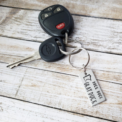 Duck Duck Gray Duck Minnesota Keychain