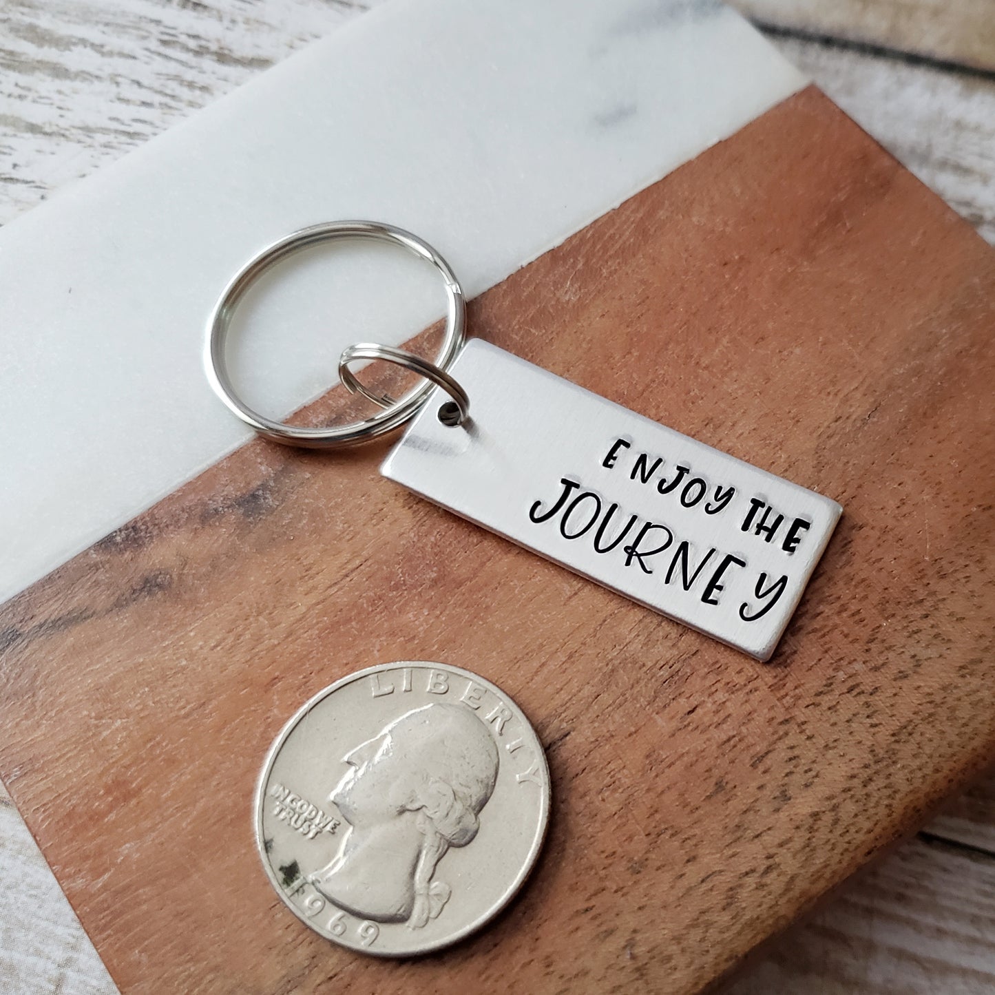 Enjoy The Journey Keychain