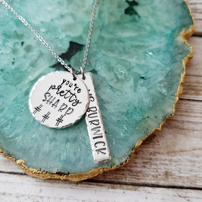 You're Pretty Sharp Necklace - Gift for Music Teacher