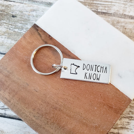 Minnesota Dotcha Know Keychain