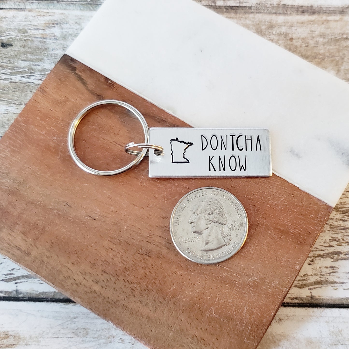Minnesota Dotcha Know Keychain