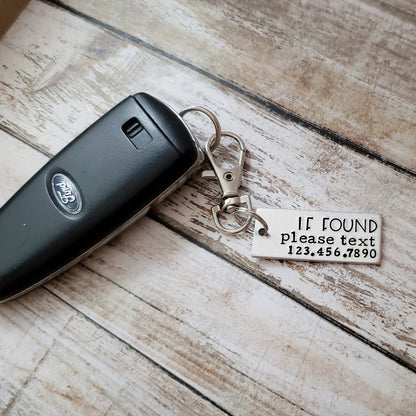 If Found Please Text Keychain