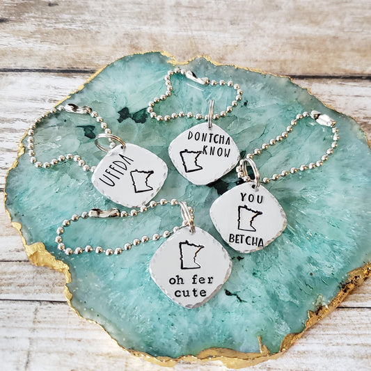 Minnesota Themed Wine Charms