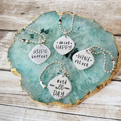Wine Themed Wine Charms