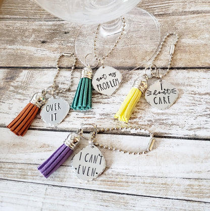Sassy Themed Wine Charms