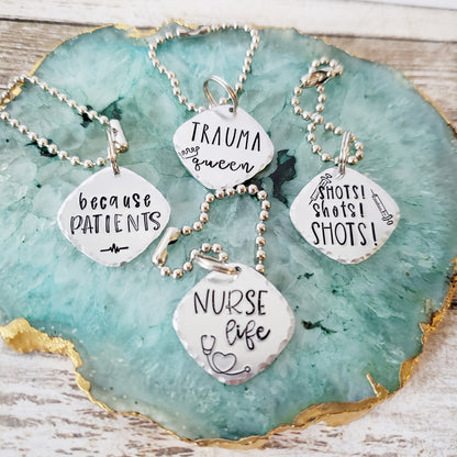 Nurse Themed Wine Charms