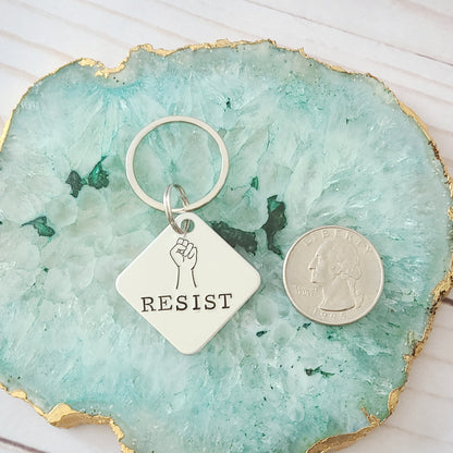 Resist Keychain