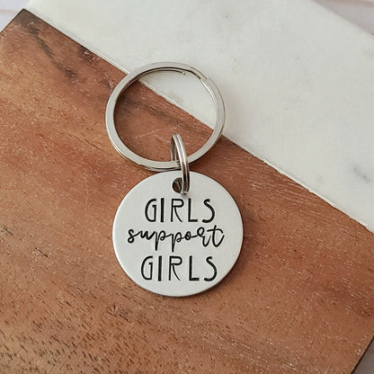 Girls Support Girls Keychain
