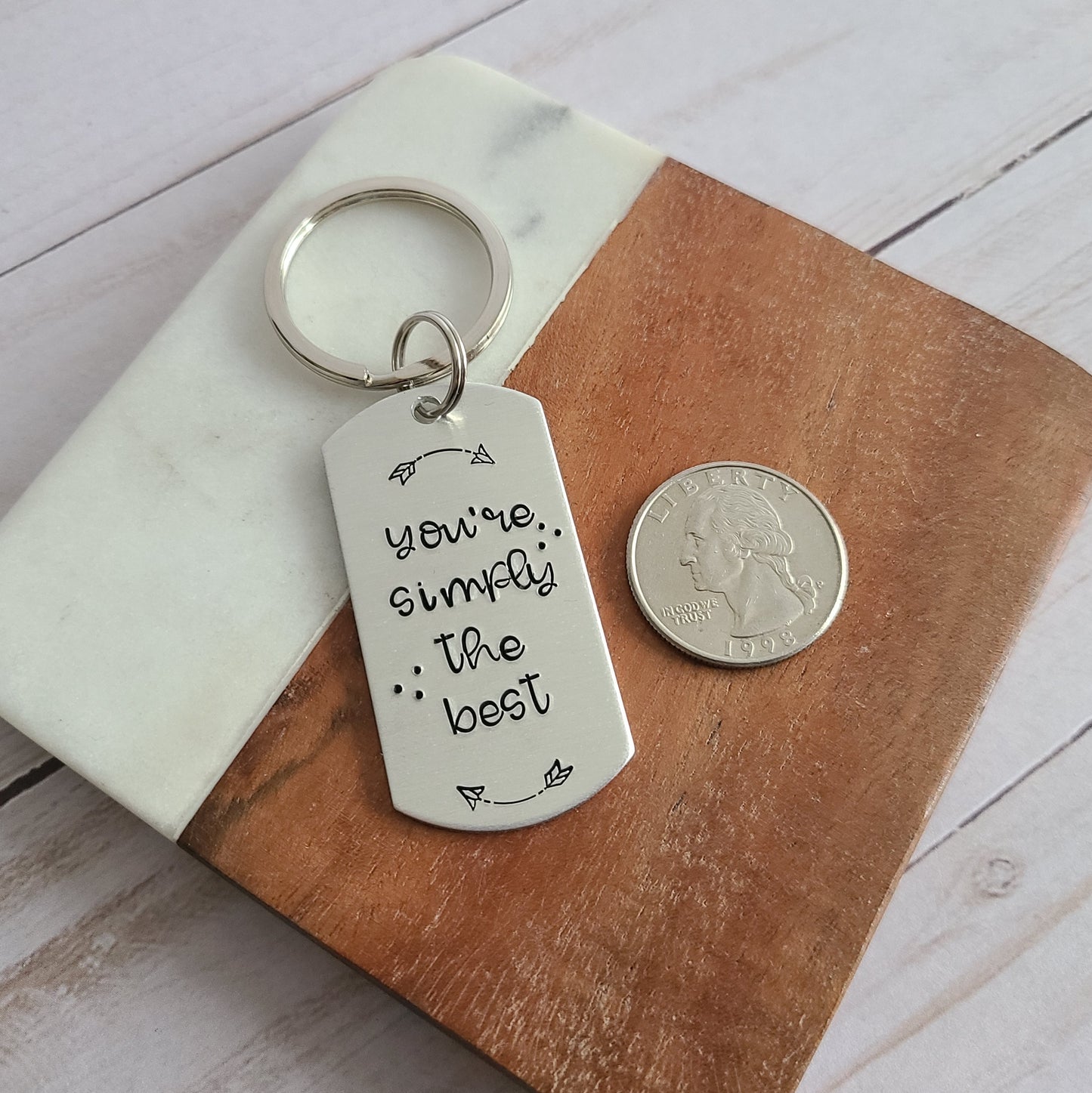 You're Simply The Best Keychain