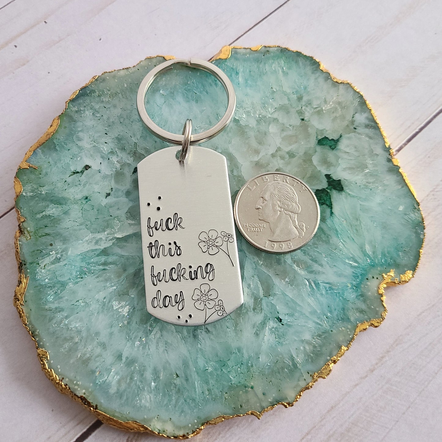Fuck This Fucking Day Keychain