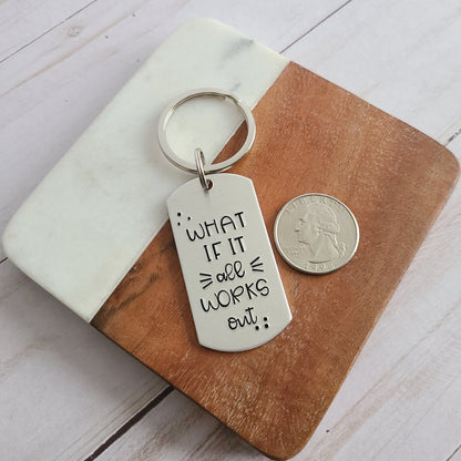 What If It All Works Out Keychain