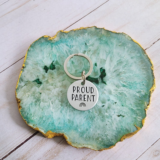 LGBTQ Proud Parent Keychain