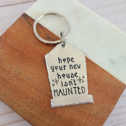 Multiple Options Gravestone Shaped Spooky Halloween Keychains
