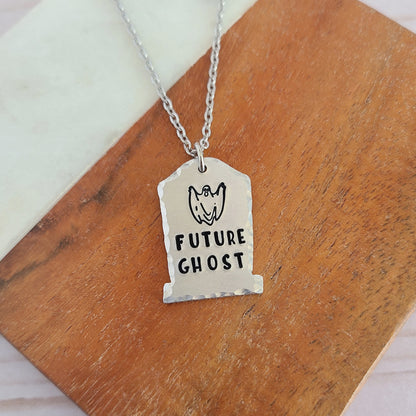 Multiple Options Gravestone Shaped Spooky Halloween Necklaces
