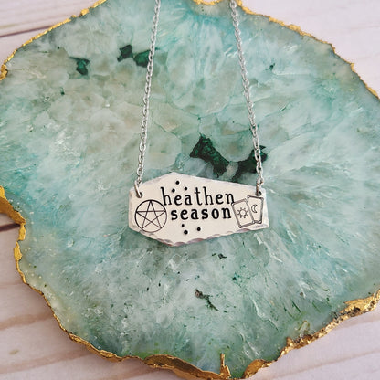 Multiple Options Coffin Shaped Spooky Halloween Necklaces