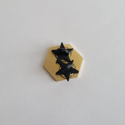 You Matter You're Needed & You're Hot As Fuck, Self Love Affirmations Pin, Trendy Fashion Accessory, Gold Brass Collar Pin, Know Your Worth