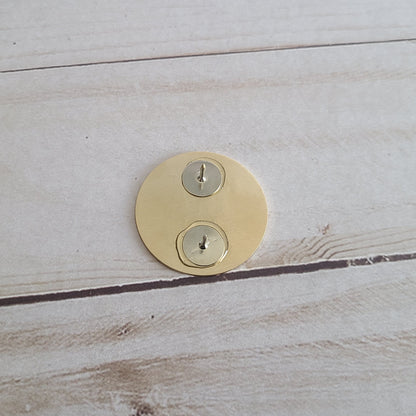 Protect Kids Not Guns Brass Pin or Keychain