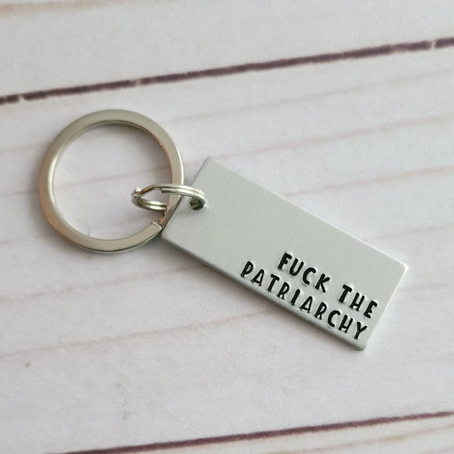 MATURE Fuck The Patriarchy Keychain - 2 Styles Available